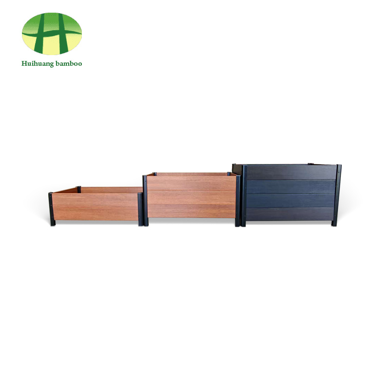 Friotaíocht aimsire lasmuigh bosca plandálaí bambú adhmaid ilchodach