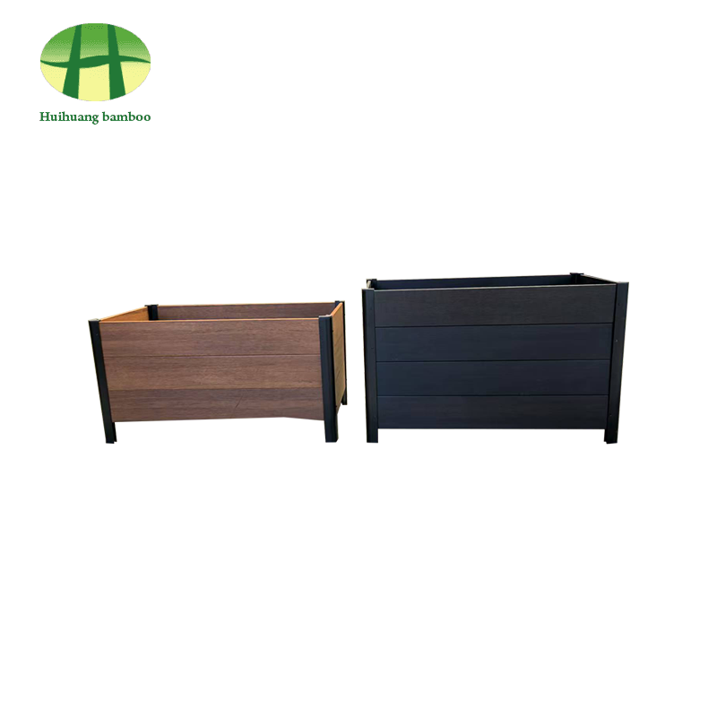 Friotaíocht aimsire lasmuigh bosca plandálaí bambú adhmaid ilchodach