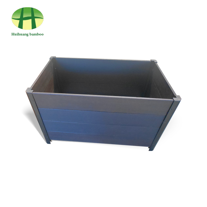 Friotaíocht aimsire lasmuigh bosca plandálaí bambú adhmaid ilchodach