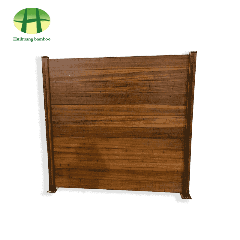 Fál amuigh faoin aer bambú trom nádúrtha